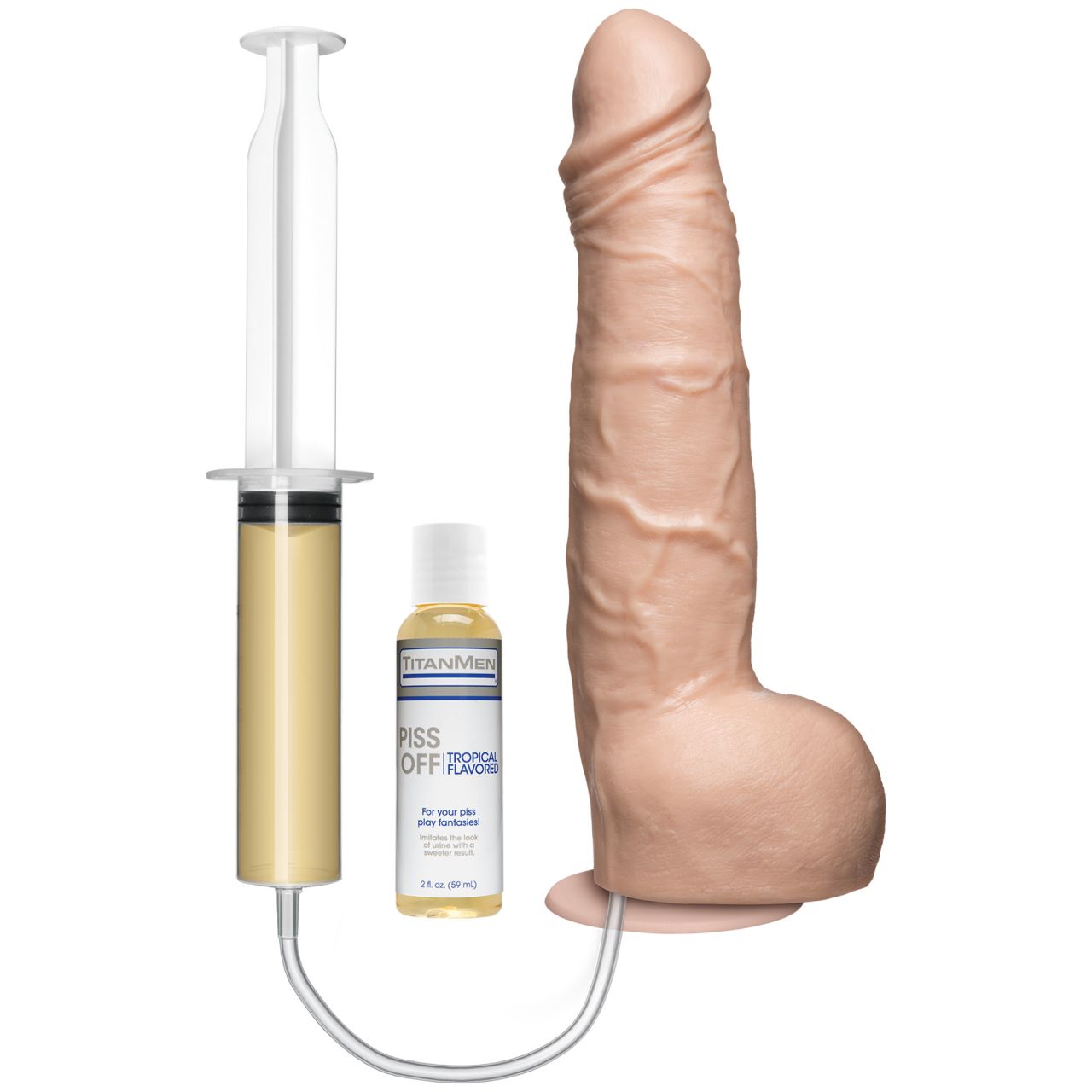 Realistischer Dildo Spritzer vanille 26 x 5 cm - vergleichen und g&uuml;nstig kaufen