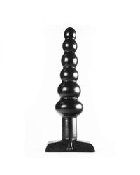 Analplug Kugelhagel schwarz 16 x 4 cm - vergleichen und g&uuml;nstig kaufen