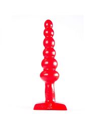 Analplug Kugelhagel rot 16 x 4 cm - vergleichen und g&uuml;nstig kaufen