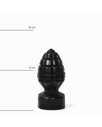 All Black AB33: Buttplug, schwarz