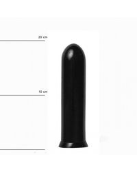 All Black AB08: Dildo, schwarz