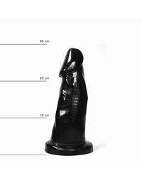 All Black AB38: Dildo, schwarz