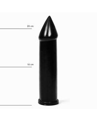 All Black AB09: Dildo, schwarz