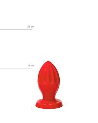 All Red Jürgen Ass-Plug 12 x 5 cm