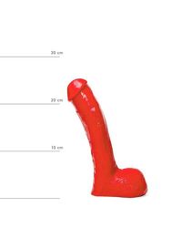 All Red Pisa Dildo 23 x 4,5 cm
