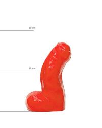All Red Zwergen Dildo 13 x 4,5 cm