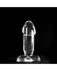 Analplug Dödel transparent 10 x 4 cm