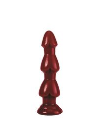 Analplug Eichel Trio rot 22 x 4-5,5 cm
