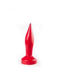 Analplug Kerzenflamme rot 13 x 6 cm