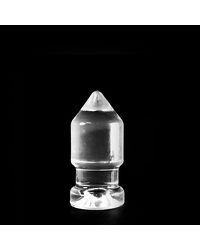 Analplug Stopfen transparent 13,5 x 6 cm
