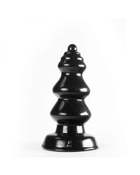 Analplug Tannebaum schwarz 11 x 5 cm