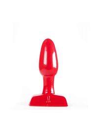 Analplug Zäpfchen rot 10 x 4 cm