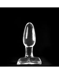 Analplug Zäpfchen transparent 10 x 4 cm