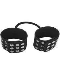 Ouch! Silikon-Handfesseln, schwarz