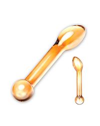 Glasdildo Peach 17 x 3,5 cm - vergleichen und g&uuml;nstig kaufen