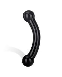 Gläs Double Bull Black Dildo