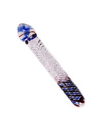 Glasdildo Clown 21 x 3,2 cm