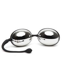 Liebeskugeln „Inner Gooddess Silver Jiggle Balls“, 2 Kugeln, Ø 3,6 cm, 67 g