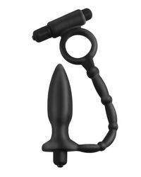 Analplug mit Penisring Vibro 27 x 4 cm - vergleichen und g&uuml;nstig kaufen