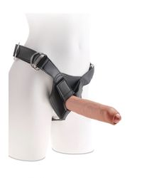 Realistischer Strap-On unbeschnitten 25,5 x 4,5 cm - vergleichen und g&uuml;nstig kaufen