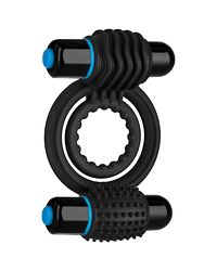 Penisring Double Vibro schwarz