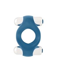 Penisring Infinity Double Vibro blau