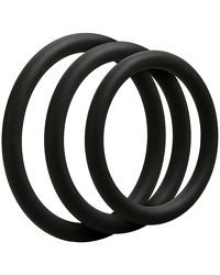 Penisringe Triple Black Set