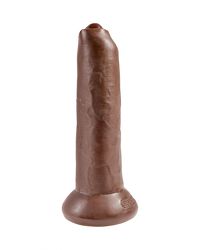 Realistischer Dildo unbeschnitten 25,5 x 4,5 cm