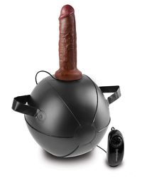 Sex Ball mit Dildo Braun