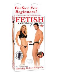 Strap-On Hohl realistische Eichel Vibro 16,5 x 5 cm