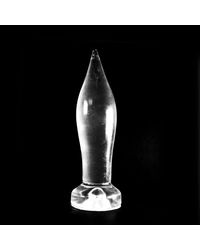 Buttplug lange Kerze transparent 18,5 x 6 cm - vergleichen und g&uuml;nstig kaufen