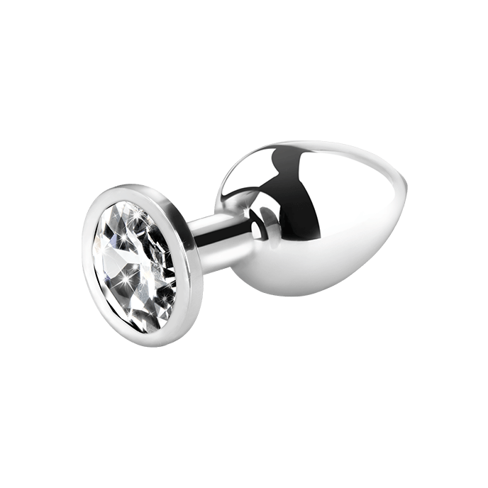 Metall-Analplug mit Kristall, 8cm - vergleichen und günstig kaufen