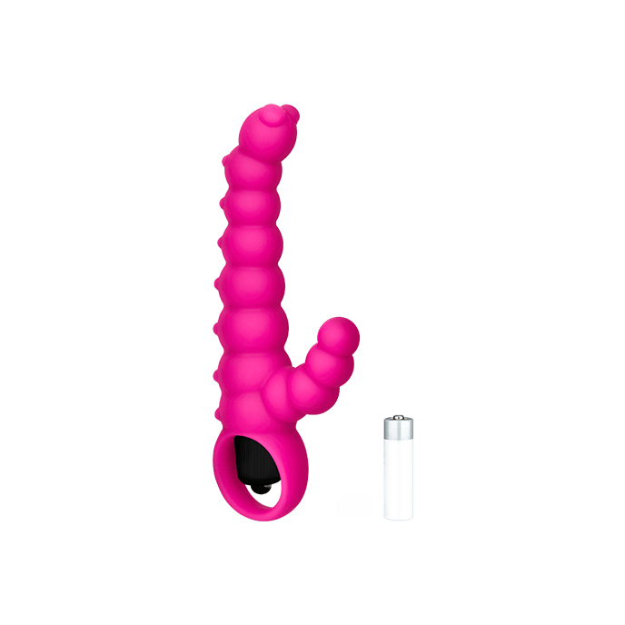 Silikonvibrator mit Struktur, 16,5cm - vergleichen und g&uuml;nstig kaufen