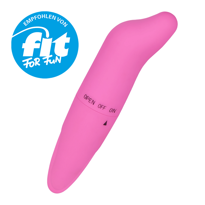 Soft Touch-Vibrator mit gebogener Spitze, 12,5cm - vergleichen und günstig kaufen