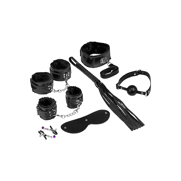 Aufregendes Bondage-Set mit weichem Plüsch, 8Teile - vergleichen und günstig kaufen Aufregendes Bondage-Set mit weichem Plüsch, 8Teile - vergleichen und günstig kaufen