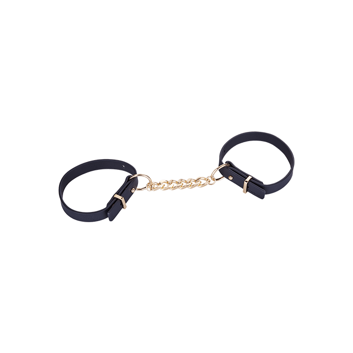 Bijoux Indiscrets Maze: Handfesseln mit Verbindungskette, schwarz - vergleichen und g&uuml;nstig kaufen