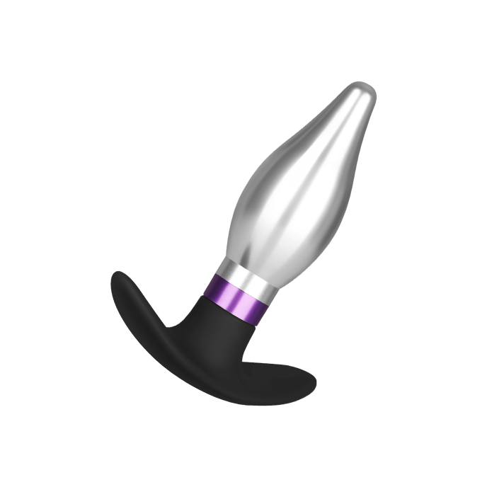 Edelstahl-Analplug mit Silikonbasis, 9,5cm - vergleichen und günstig kaufen