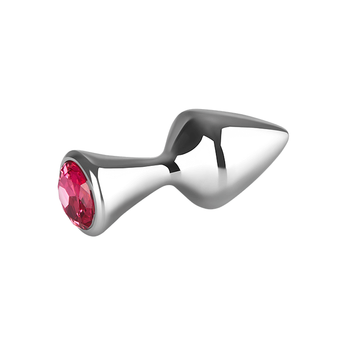 Kleiner Aluminium-Plug mit Kristall, 7cm - vergleichen und g&uuml;nstig kaufen