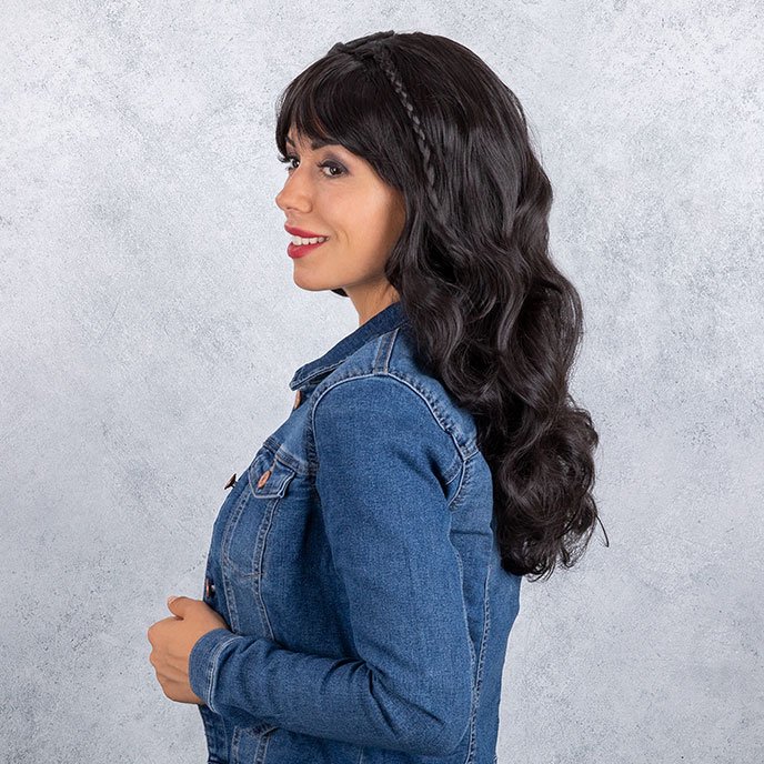 Lockige Langhaarperücke, braun - vergleichen und günstig kaufen Lockige Langhaarperücke, braun - vergleichen und günstig kaufen