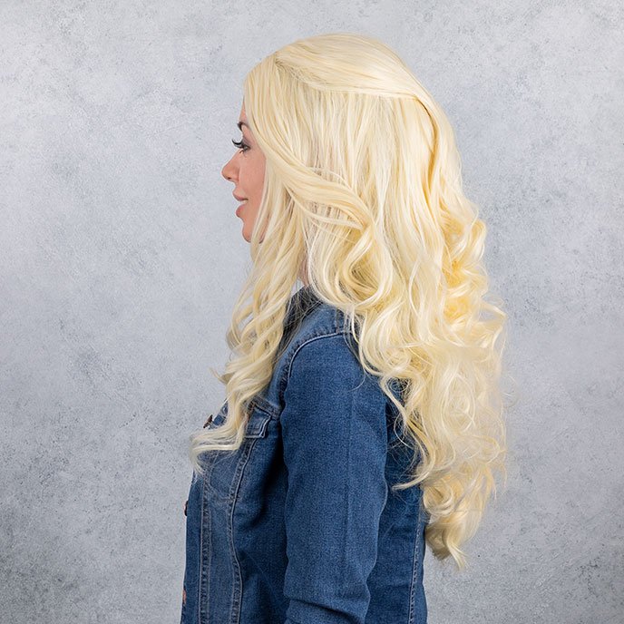 Gelockte Langhaarperücke, blond - vergleichen und günstig kaufen Gelockte Langhaarperücke, blond - vergleichen und günstig kaufen