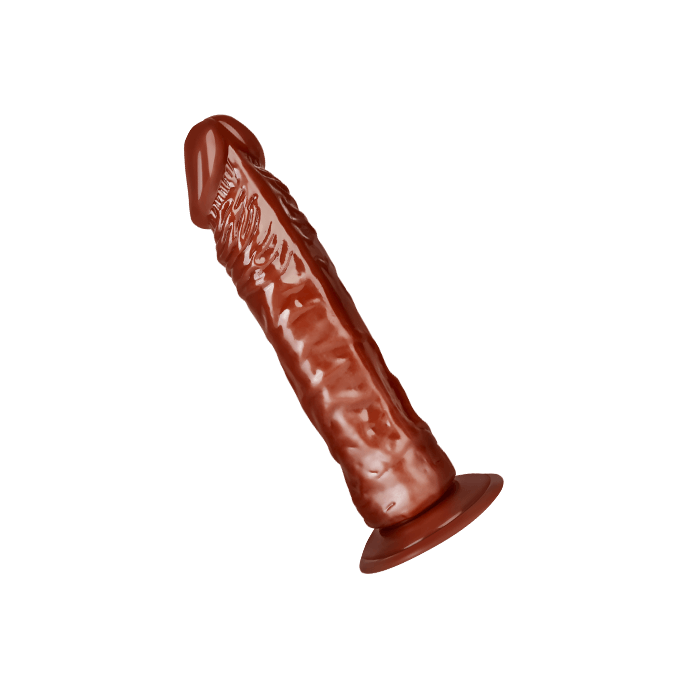 Dildo mit Aderung und Saugfuß, 22 cm - vergleichen und g&uuml;nstig kaufen