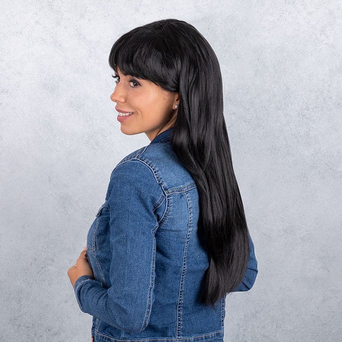 Elegante Langhaarperücke, schwarz - vergleichen und günstig kaufen Elegante Langhaarperücke, schwarz - vergleichen und günstig kaufen