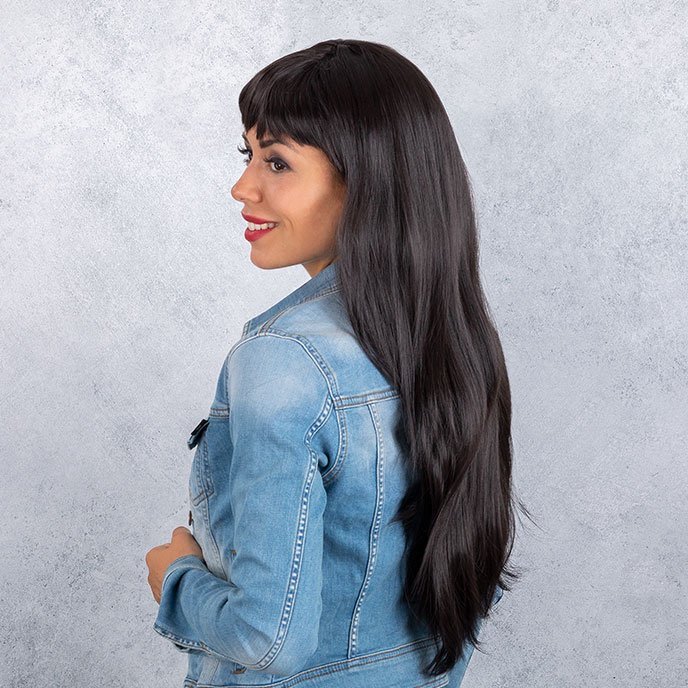 Extralange Perücke, braun - vergleichen und günstig kaufen Extralange Perücke, braun - vergleichen und günstig kaufen