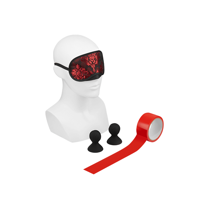 Scandal Beginners Fetish Kit: Fetisch-Set, schwarz/rot - vergleichen und g&uuml;nstig kaufen