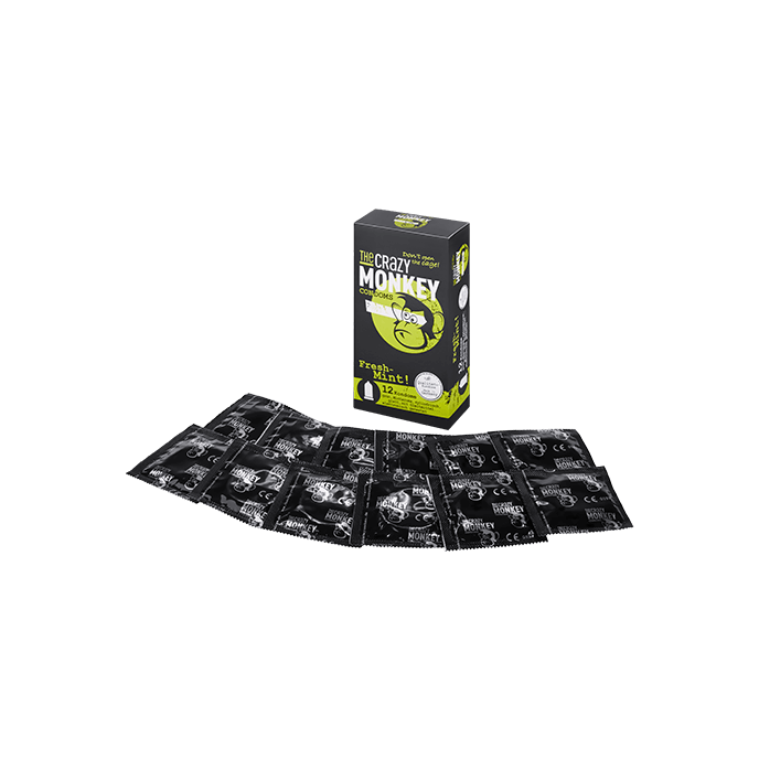 Crazy Monkey Condoms Fresh Mint (12er Packung) - vergleichen und günstig kaufen Crazy Monkey Condoms Fresh Mint (12er Packung) - vergleichen und günstig kaufen
