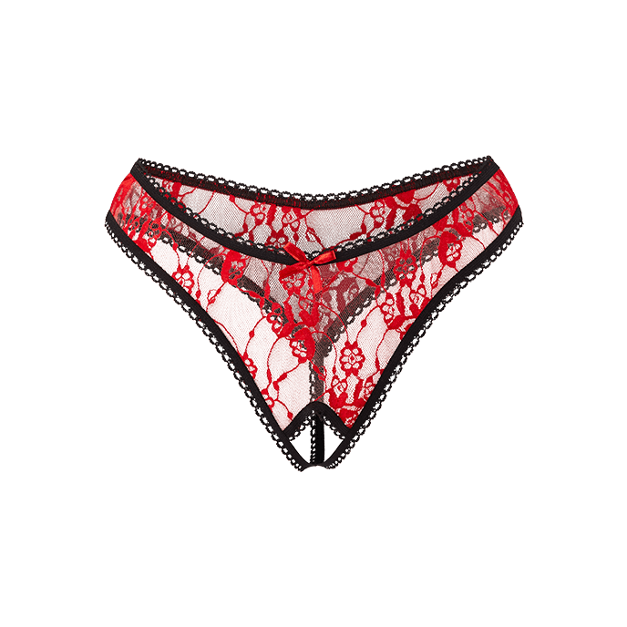 Rimba Sexy Ouvert-String mit Ziernaht und Spitze - vergleichen und g&uuml;nstig kaufen