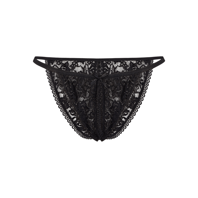 Offener Spitzenslip mit Schleifchen - vergleichen und g&uuml;nstig kaufen