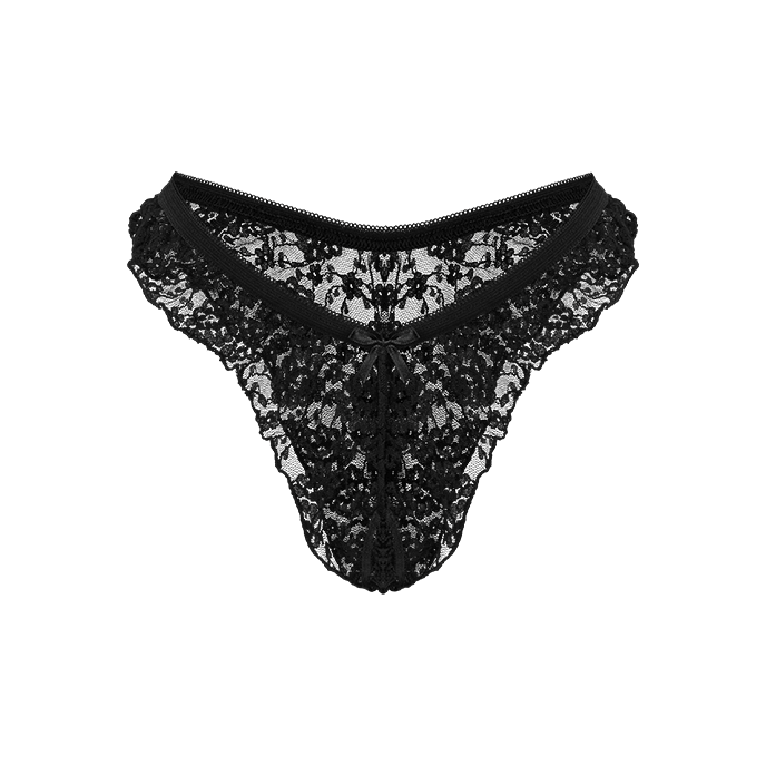 Ouvert-Slip mit floraler Spitze - vergleichen und g&uuml;nstig kaufen