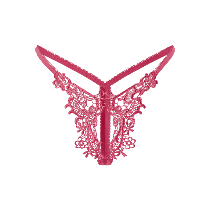 Rimba String mit Schmetterlings-Stickerei - vergleichen und g&uuml;nstig kaufen