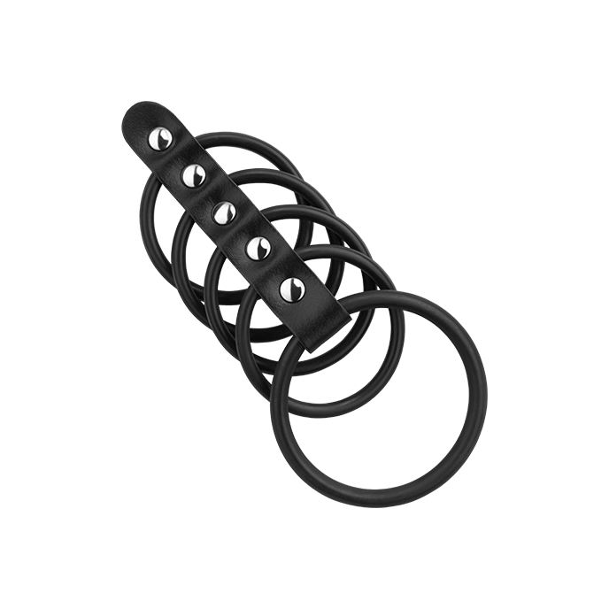 Penismanschette mit 5 Ringen, 4 - 5 cm - vergleichen und g&uuml;nstig kaufen